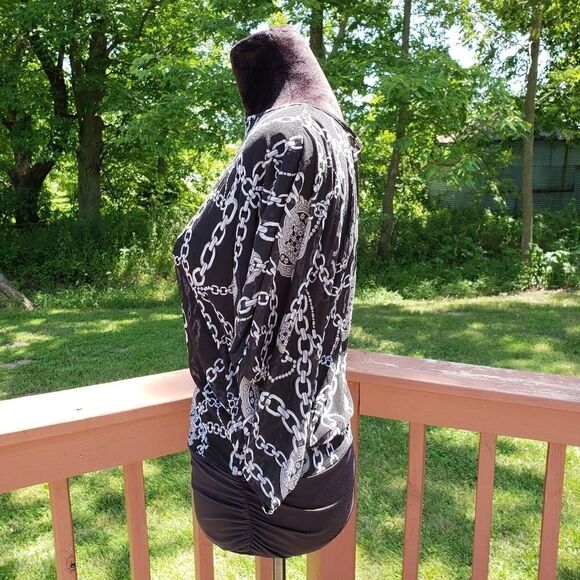 Jennifer Lopez Batwing Business Casual Top, sz XS - Picture 3 of 13